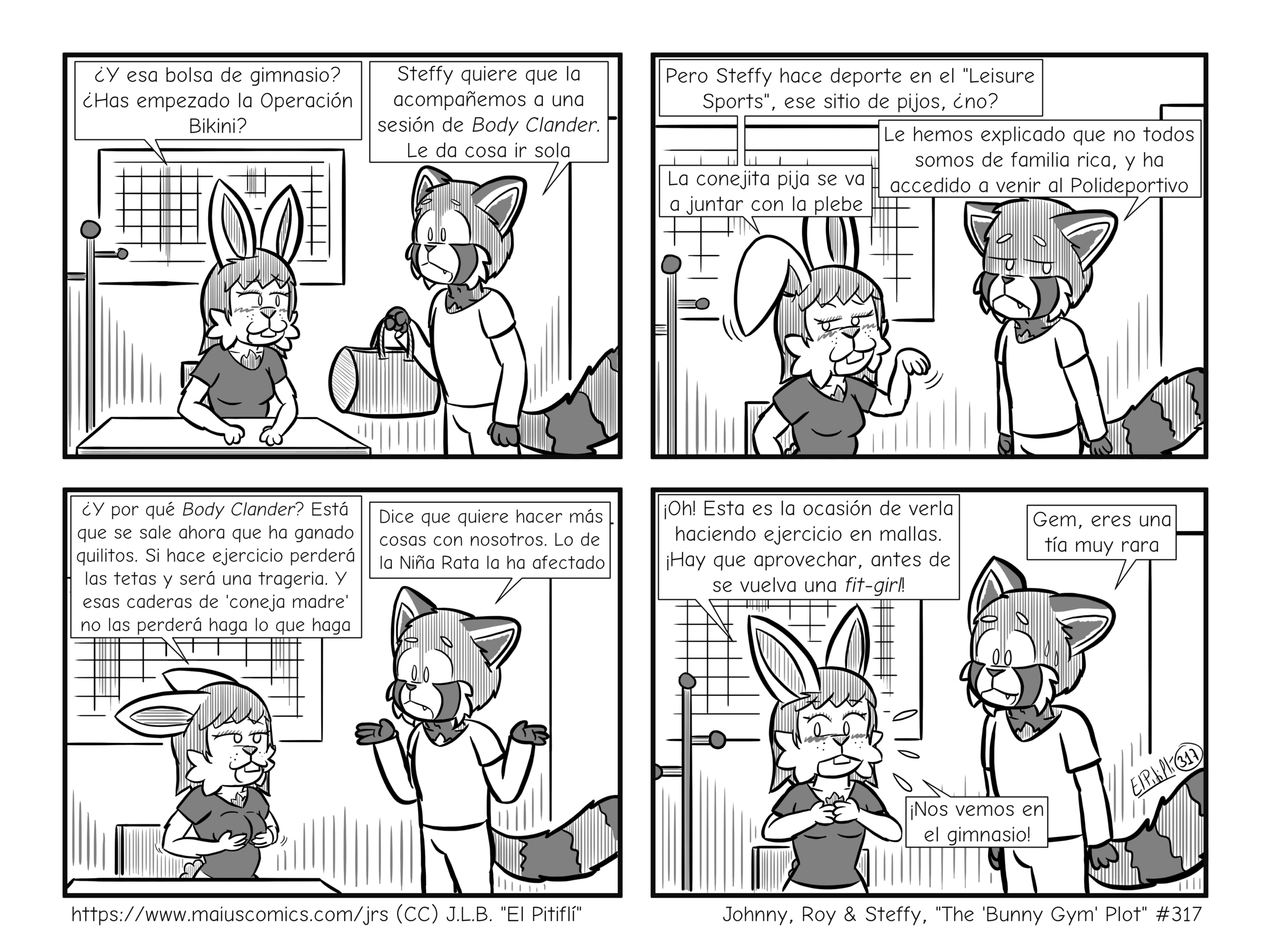 The 'Bunny Gym' Plot